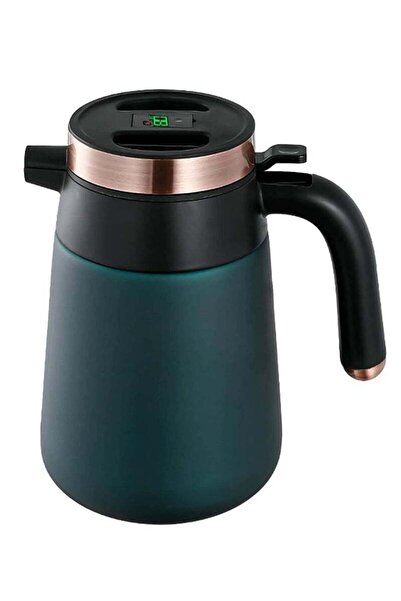 Arabest Stainless Steel Double Layer Vacuum Insulation Pot, 24 Hour Heat Retention (Green 1.6L)