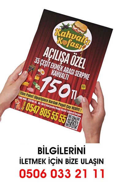 aysecaliskandesigner el ilanı tek yön Broşür – 100 Adet firmaya veya kişiye ö...