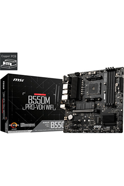 MSI Placa de baza B550M PRO-VDH WIFI, Socket AM4