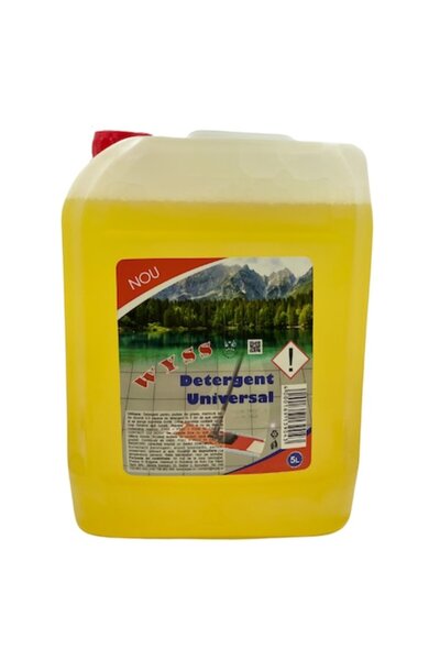 WYSS Chemicals Detergent Pardoseli Floral 5L, concentrat, pH neutru, galben
