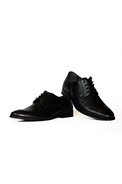 ANA Pantofi bărbătești din piele, Riva Mancini, negri - 2964