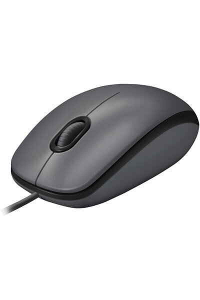 logitech Mouse cu fir, Logitech, M100, Negru