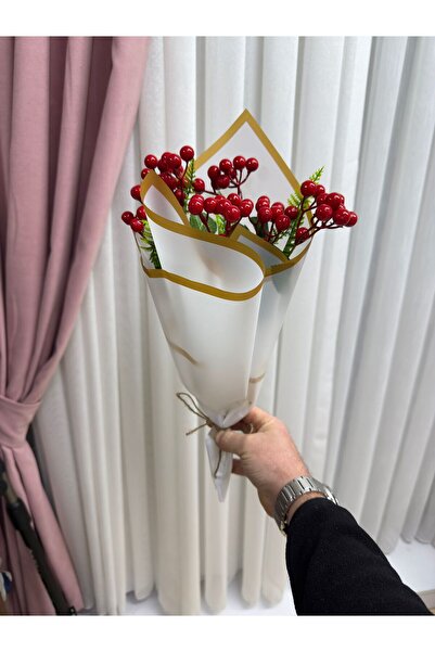 COOL NİGHT حزمة كوكينا المكونة من 7 فروع بأوراق كثيفة - زهرة صناعية إنتاج خاص...