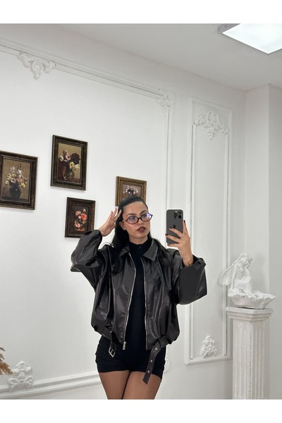 Kyra Studios 5500 Crop Leather Jacket