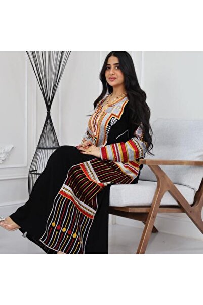 salama Janoubi a40 Royal Crepe - Summer Cool - High-Quality Embroidery
