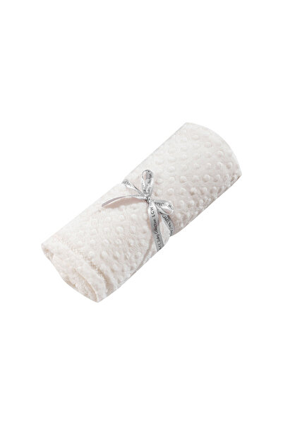 LC Waikiki Lcw Home Ma Bella Ecru Wellsoft Bud Patterned Baby Blanket 90X110 cm