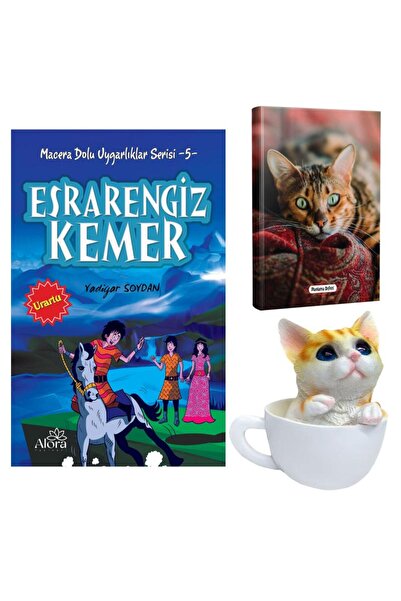Halk Kitabevi Esrarengiz Kemer - Şaşkın Kedi Planlama Defteri ve Fincanda Ked...
