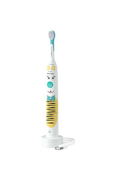 Philips Sonicare Kids HX3601/01 sonic electric toothbrush, 2 intensities, app connectivity,