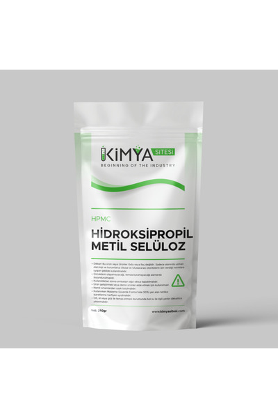 kimyasitesi Hidroksipropil Metil Selüloz (HPMC) 250 gr