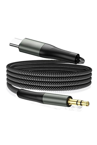 SKYDDAR INNOVATION Premium Audio Adapter NexaSound, Type-C to Jack 3.5mm, DAC, Nylon Braided, 1m, sticker set, Gray