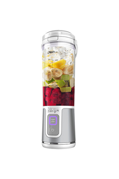 NINJA Blast BC151 portable blender, 530ml capacity, 10 uses per charge, 5V battery, manual