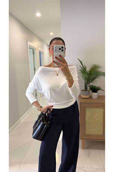 BİRCANÇİL Μπλούζα MD Core White Boat Neck