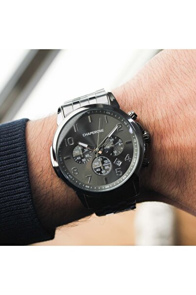 Chaperone Ch002547 Men's Steel Band Wrist Watch