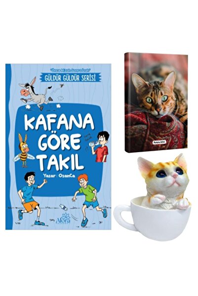 Halk Kitabevi قم بتثبيته وفقًا لرأسك - دفتر تخطيط القطط المذهل وصندوق توفير ا...