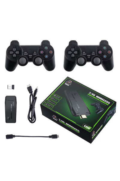 OEM Super Console S2 Game Stick, 12000 Retro Games, 9 Emulators, 2 2.4G Wireless Controllers