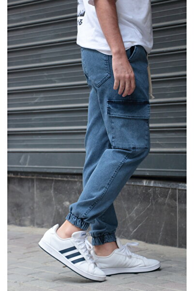 green poll Чоловічі джоггер-штани з боковими кишенями, еластичним поясом і манжетами, що можна прати