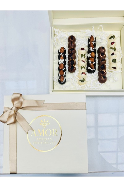 amorartısanchocolate 6’lı El Yapımı Spesiyal Çikolata Kutusu – Gerçek Belçika...