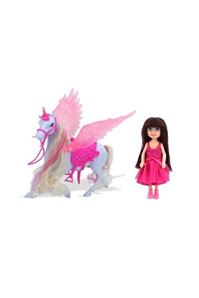 OEM Beautiful Princess and Winged Magic Horse Pegasus Set, 3 years+