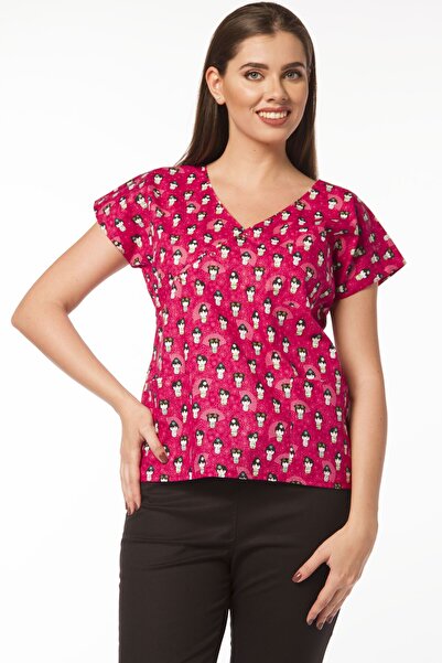 Femina Medical Doll Joy Printed medical blouse for women