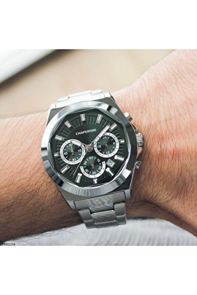 Chaperone ساعة يد رجالية بسوار فولاذي CH002256