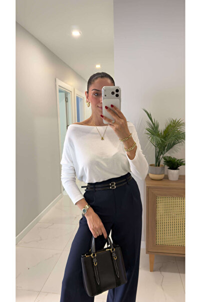 BİRCANÇİL Μπλούζα MD Core White Boat Neck