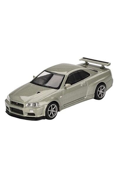 mini gt Nissan Skyline GT-R (R34) V-Spec II Nür Millennium Jade 2002 1:64 MGT01003-R
