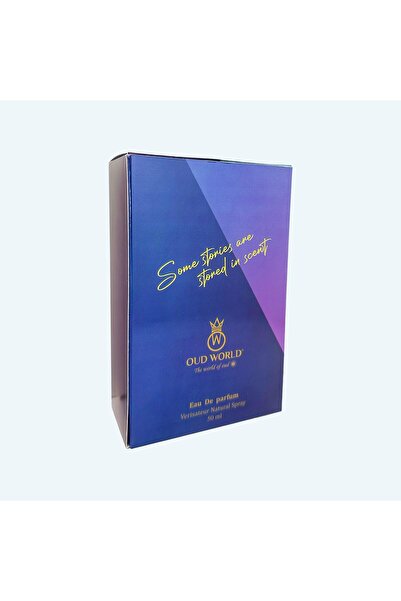 OUD WORLD Midnight Blue EDP Unisex – Luxury Niche Fruity Floral Woody Fragrance – 50ml