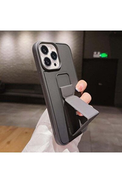 Generic Black Protective Back Cover with Ring Stand - Compatible with iPhone 16 Pro Max