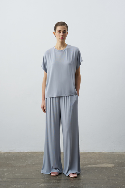 Maison De Pure Mono Basic Dökümlü Pantolon