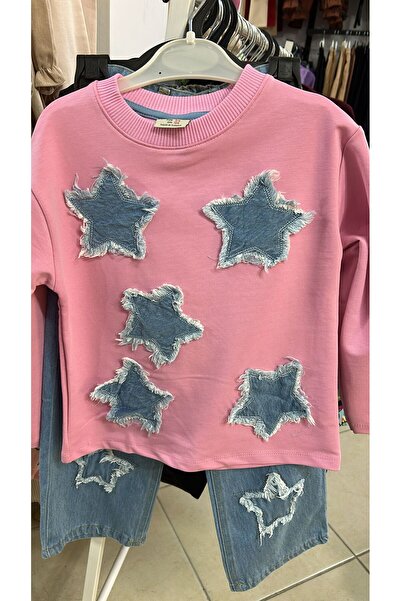 gül garden Girl's Jeans Sweet