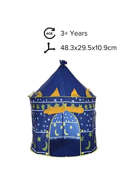 QiaoKai Foldable Portable Princess Castle Play House Tent 48.3x29.5x10.9cm