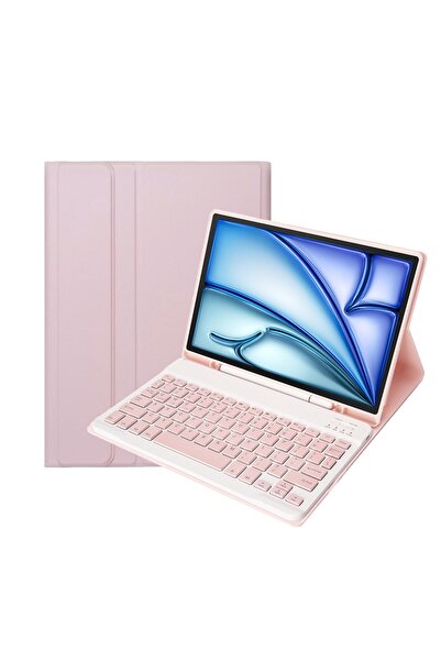 bovinox Samsung Galaxy Tab S10 Plus Bluetooth Klavyeli Kılıf Mıknatıslı Ayrıl...