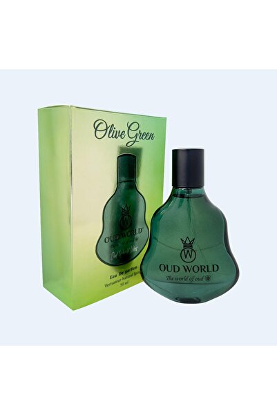 OUD WORLD أوليف جرين أو دو برفيوم للجنسين - عطر فاخر منعش برائحة الفواكه والز...