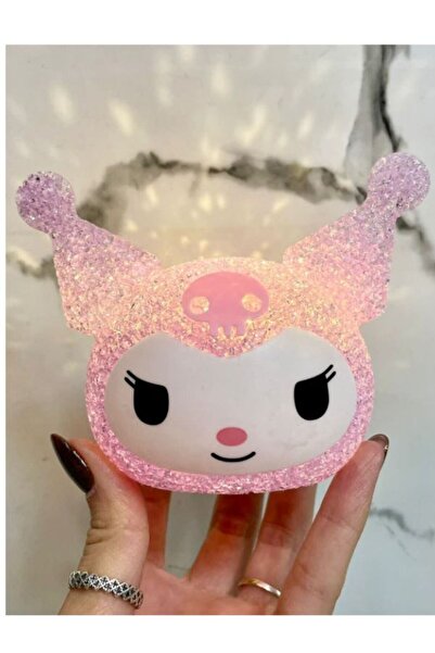 OEM Lampă Decorativă Kuromi Roz Glitter, Night Light LED, Jucărie Luminoasă p...