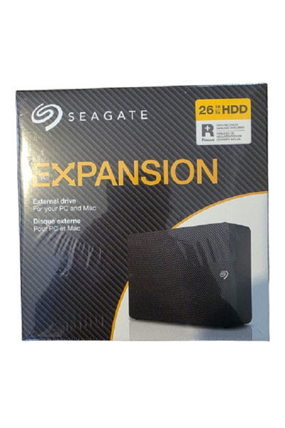 Seagate قرص صلب خارجي قابل للتوسيع بسعة 26 تيرابايت طراز STKP26000400 مع واجهة USB 3.0 للكمبيوتر المكتبي (مع ضمان لمدة عامين في تركيا)