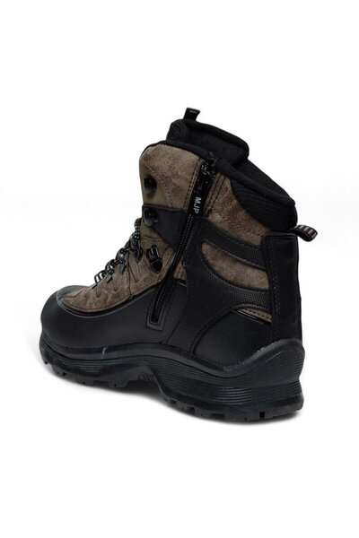 CihanShoes Guaranteed Genuine Waterproof Non-Slip Outdoor Zippered Lace-Up Young Children's Boots 36-37-38-39 Size