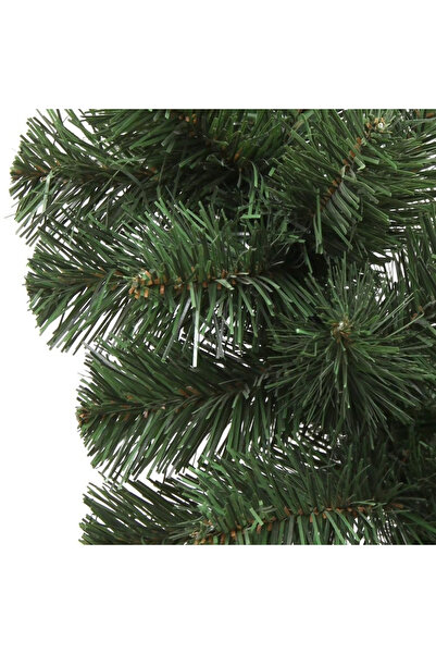 OEM Brad de Crăciun artificial 45 cm cu 35 de crengi și suport din plastic – Într-o cutie cu tematică de Crăciun