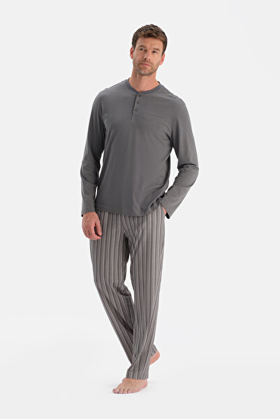 Dagi ΣΕΤ ΤΡΙΠΛΗ ΠΙΤΖΑΜΑ ΜΕ ΜΑΚΡΙΑ ΜΑΝΙΚΙΑ