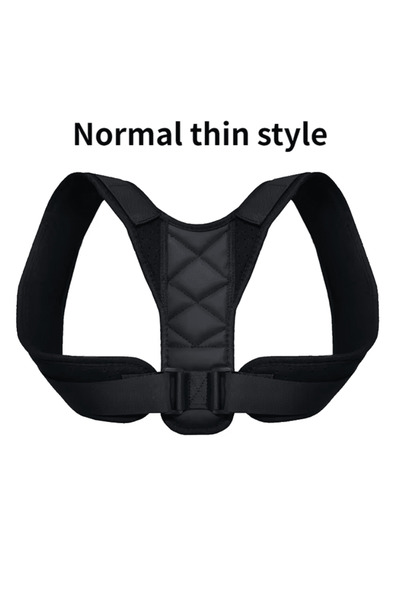 CRM ActiveSpine Posture Corrector, Adjustable Back & Shoulder Brace, Black XL