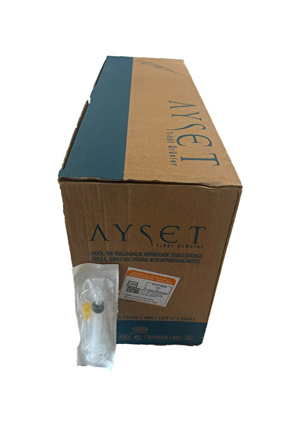 Ayset (2cc-3/p) 25G Contalı TURUNCU AŞI Enjektör 300 Adet