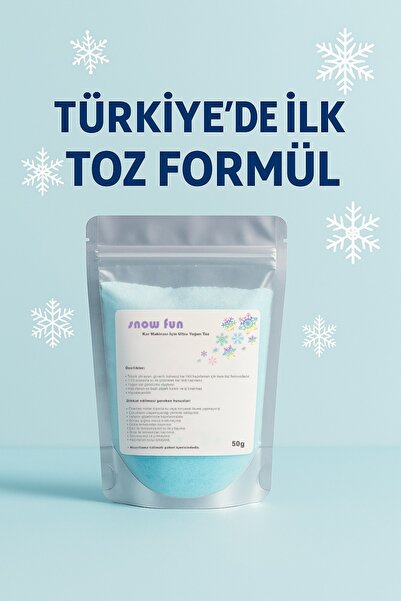 snow fun Kar Likiti için Ultra Yoğun Toz