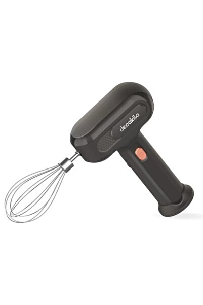 Decakila Cordless Hand Mixer, 25W, 3 Speeds, Black