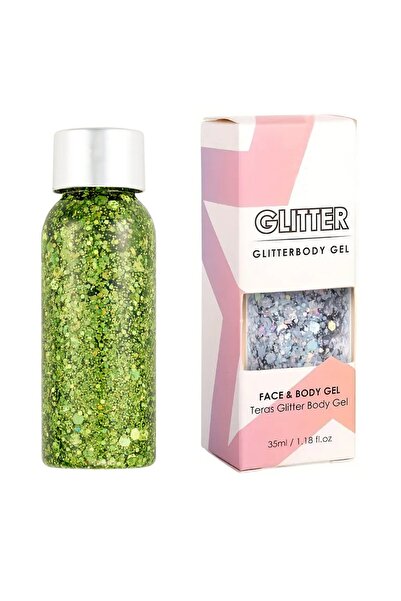 SELA hair and body glitter W 505 35 ml - Green 3
