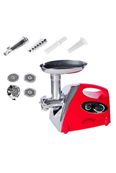 micul fermier Set of 2 Accessories Electric Meat Grinder 1200W Sausage Maker 2.5kg DTZ