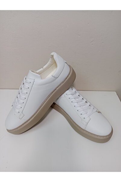 MODA Genuine White Leather Unisex Casual Shoes Dallas