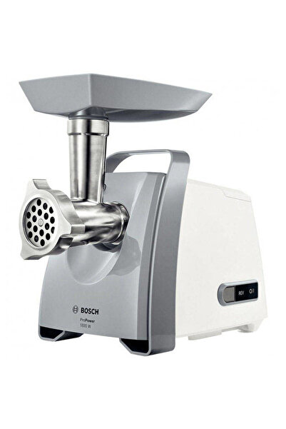 Bosch Masina de tocat carne MFW45020, 1600 W, 2.7 Kg/min, Alb/Gri
