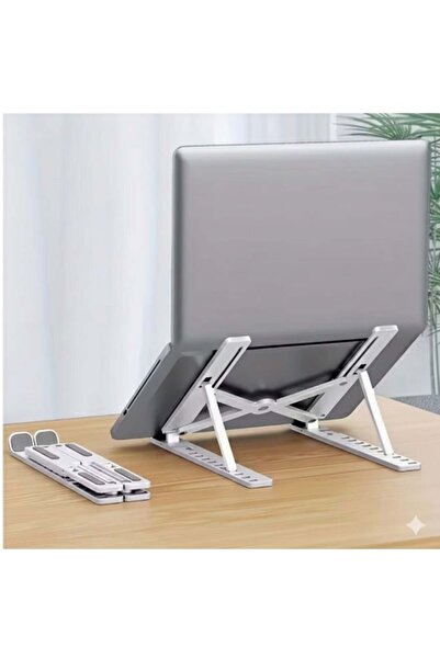Generic Ergonomic Adjustable Foldable Portable Metal Laptop Stand for Desk