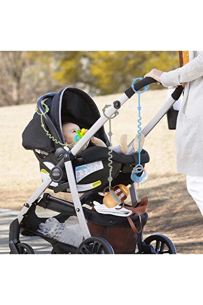 Generic Lociffa Baby Toy Straps - 5-Pack Silicone Pacifier Clips for Car Seat, High Chair, Stroller