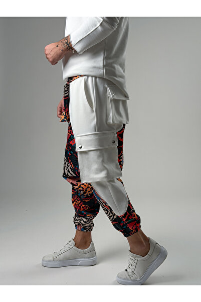 COCOPELLI Men's Garni Ethnic Patterned Sports Shalwar Coc2571