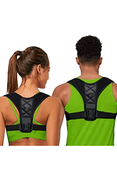 CRM ActiveSpine Posture Corrector, Adjustable Back & Shoulder Brace, Black XL